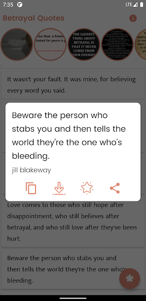 Betrayal Quotes and Sayings Screenshot 2