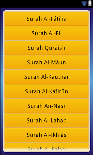 Short Surahs in Quran Screenshot 1