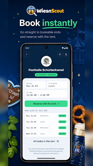 WiesnScout Screenshot 2