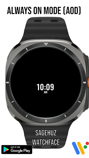 A167 Blackhole watchface Screenshot 2