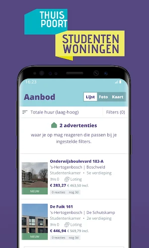 Thuispoort Studentenwoningen Screenshot 0