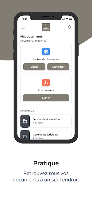 Espace client FAUBOURG IMMO Screenshot 1
