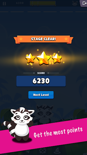 Raccoon Rescue - Bubble Shooter Puzzle Game screenshot 5