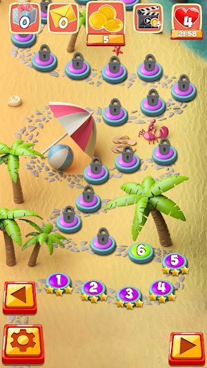 Beach Party Blast: Match 3 Puzzle Rescue Game Screenshot 2
