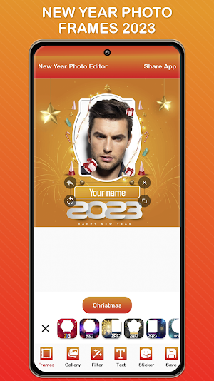 Happy Year Photo Frame 2024 Screenshot 0