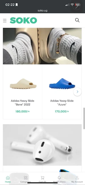 soko ug  online shopping Screenshot 0