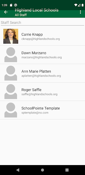 Highland Local Schools Screenshot 2