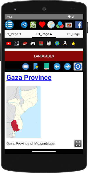 Map of Mozambique Screenshot 3