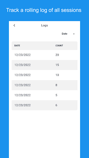 Push-Up Fitness Tracker Screenshot 2