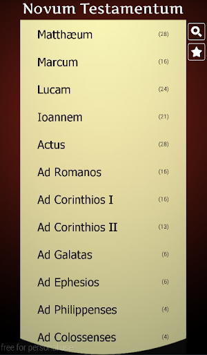Holy Bible in Latin Screenshot 1