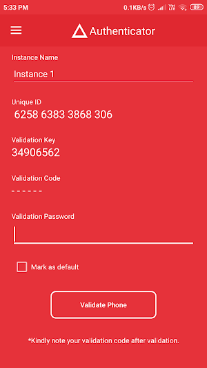 ARCON Authenticator Screenshot 3
