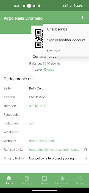 Virgo Nails Dronfield Screenshot 3