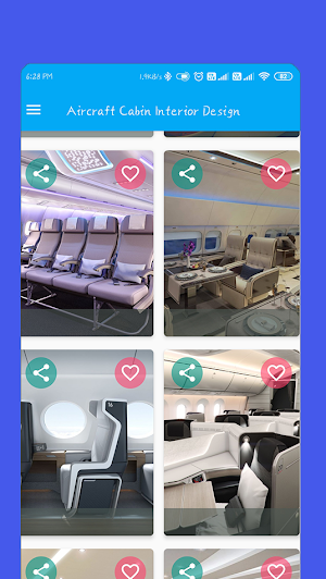 Aircraft Cabin Interior Design Screenshot 2