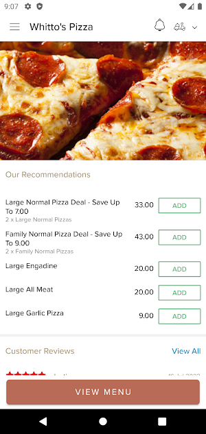 Whitto's Pizza Screenshot 1