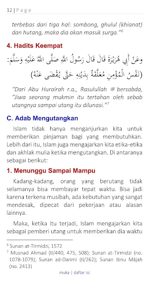 Berilmu Sebelum Berhutang Screenshot 2