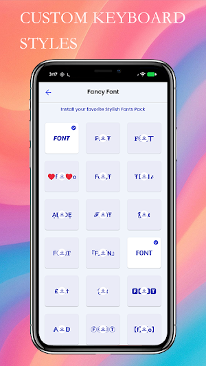 Custom Keyboard Styles Screenshot 1
