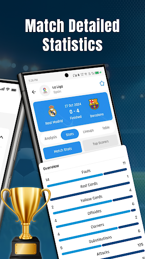 Live Scores - Soccer App Screenshot 1