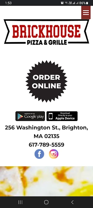 Brick House Pizza Screenshot 1