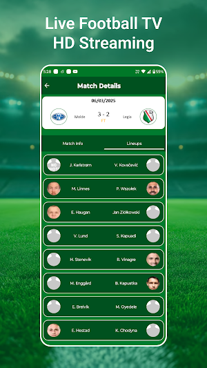 Live Football TV HD Streaming Screenshot 1