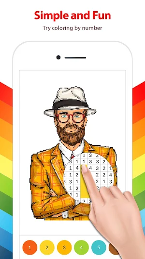 Color by Number for Adults Screenshot 1