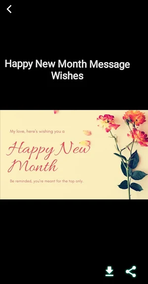 Happy New Month Message Wishes Screenshot 1