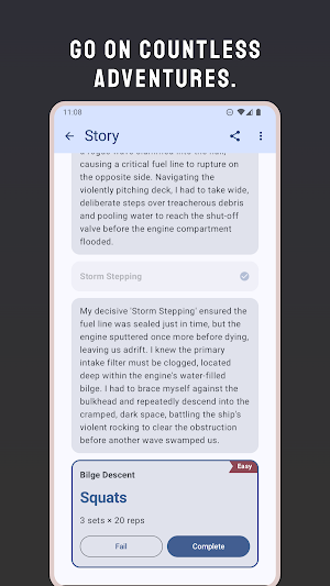 ExerStory - AI Workout Stories Screenshot 3