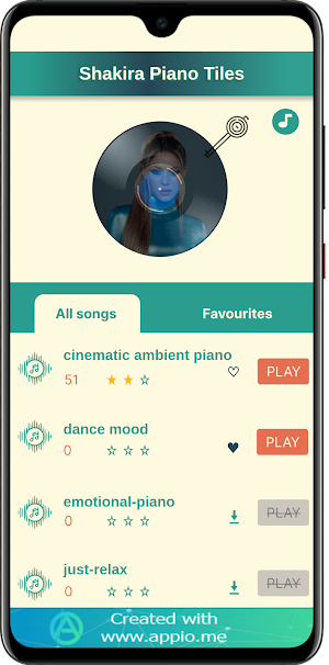 Shakira Piano Tiles Screenshot 2
