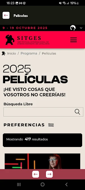 Festival de Sitges Screenshot 2