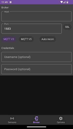 Sensors Mqtt Screenshot 2