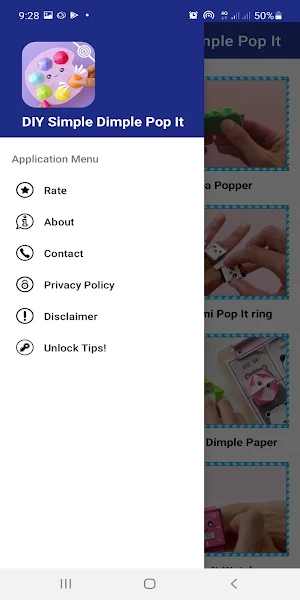 Make DIY Simple Dimple Pop It Screenshot 1
