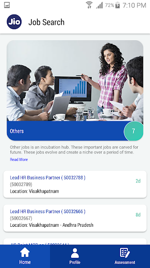 Jio Careers Screenshot 1