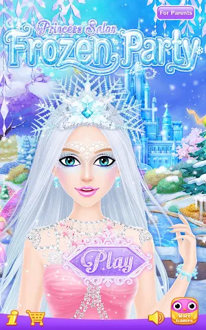 Princess Salon: Frozen Party Screenshot 0