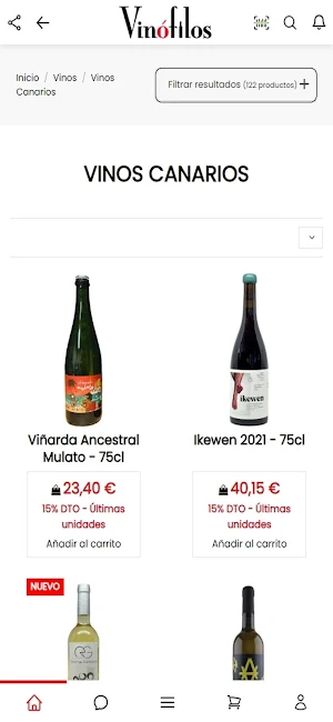 Vinófilos App Screenshot 2
