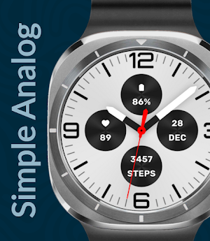Simple Analog Watch Face Screenshot 1