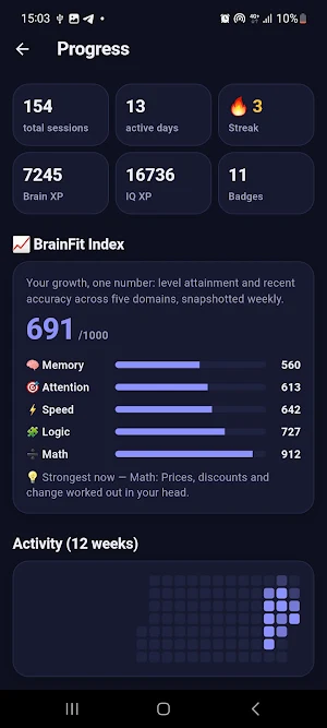 BrainFit Screenshot 0