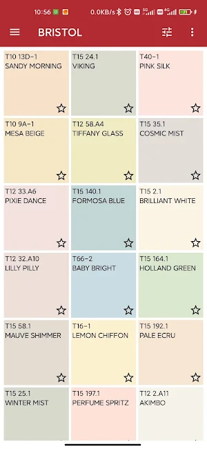 Bristol Paint Colors Screenshot 2