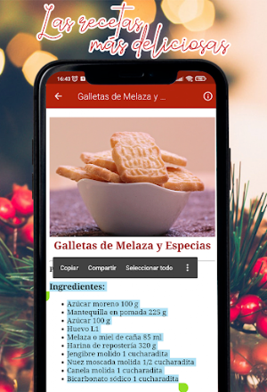 Galletas y Bebidas Navideñas Screenshot 3