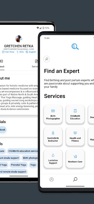 GentleBirth Expert Finder Screenshot 2