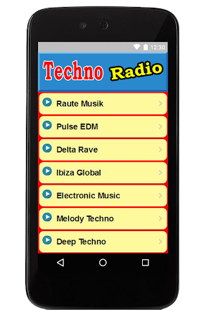 Techno Radio Station Screenshot 0