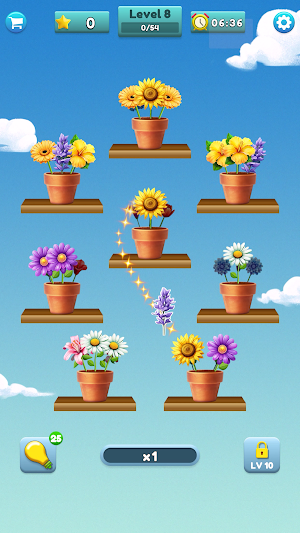 Flower Matching Game Screenshot 0