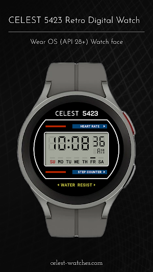 CELEST5423 Retro Digital Watch Screenshot 2