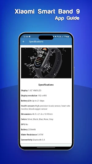 Xiaomi Smart Band 9 App Guide Screenshot 3