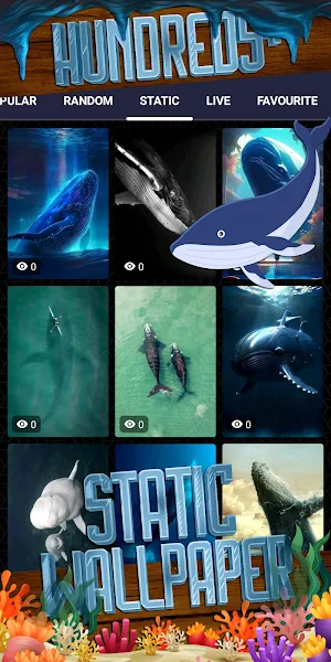 whale wallpaper Screenshot 3