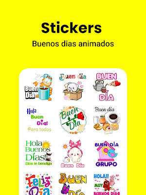 Stickers buenos días y noches Screenshot 0