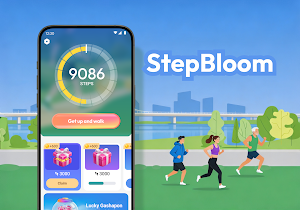 StepBloom: Pedometer Screenshot 0