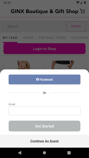 GINX Boutique & Gift Shop Screenshot 0