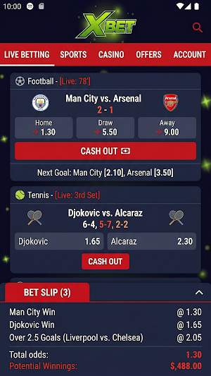 XBet Screenshot 2