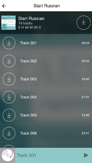 Michel Thomas Language Library Screenshot 3