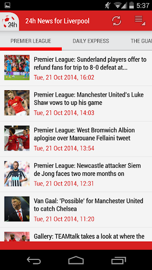24h News for Liverpool Screenshot 1