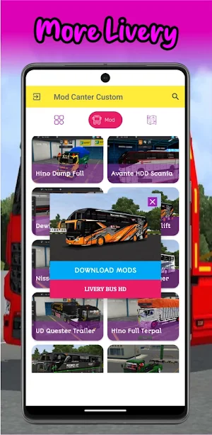 Mod Bussid Canter Custom Mercy Screenshot 2